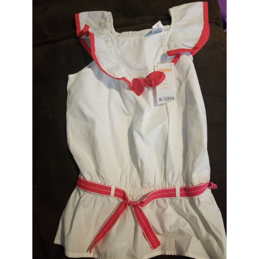 Gymboree blooming nautical tank 6 nwt